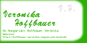 veronika hoffbauer business card